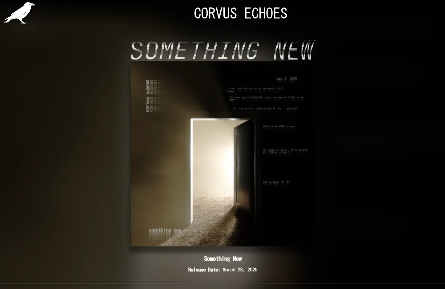 Corvus Echoes Landing Page