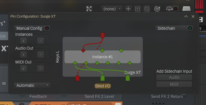 Current Ardour Plugin Pin Connections